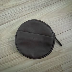 Baggu mini circle bag in chocolate brown